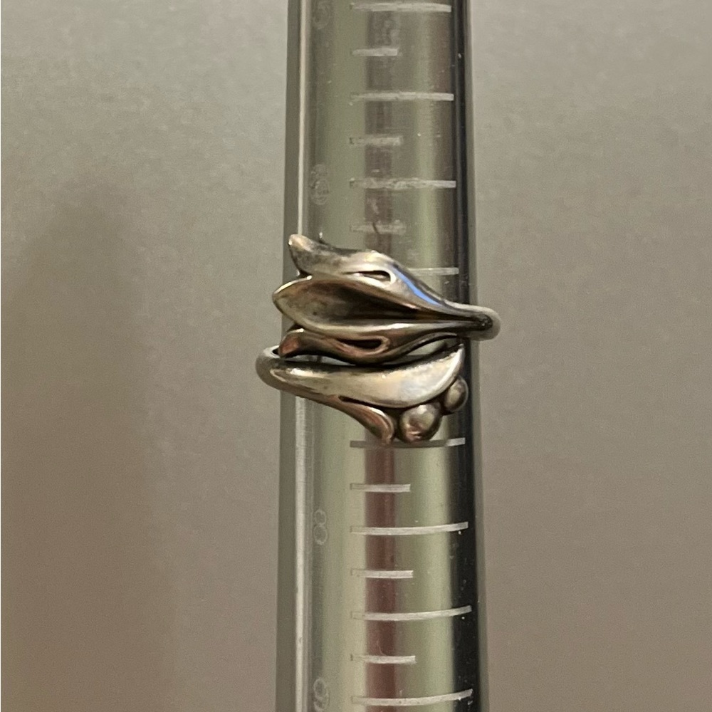 Sterling Silver Floral Ring
